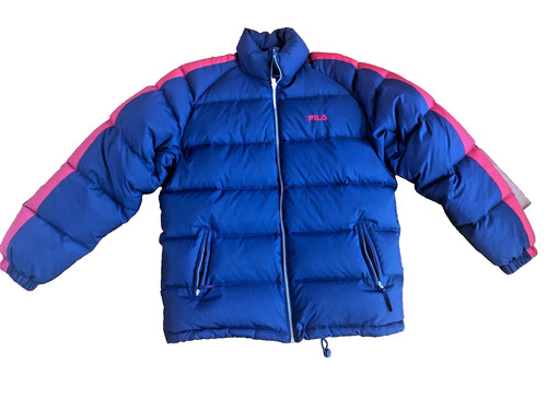 Fila winterjacke daunen blau - winterjacke,